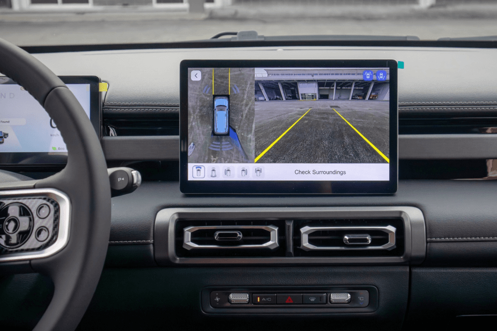 Interior of Chevrolet Spark EUV