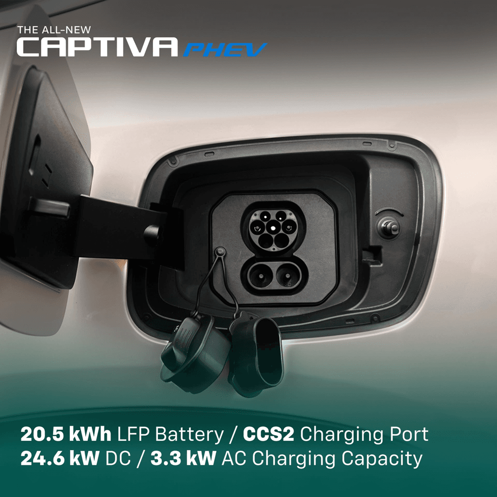 Chevrolet Captiva PHEV ready for family travel