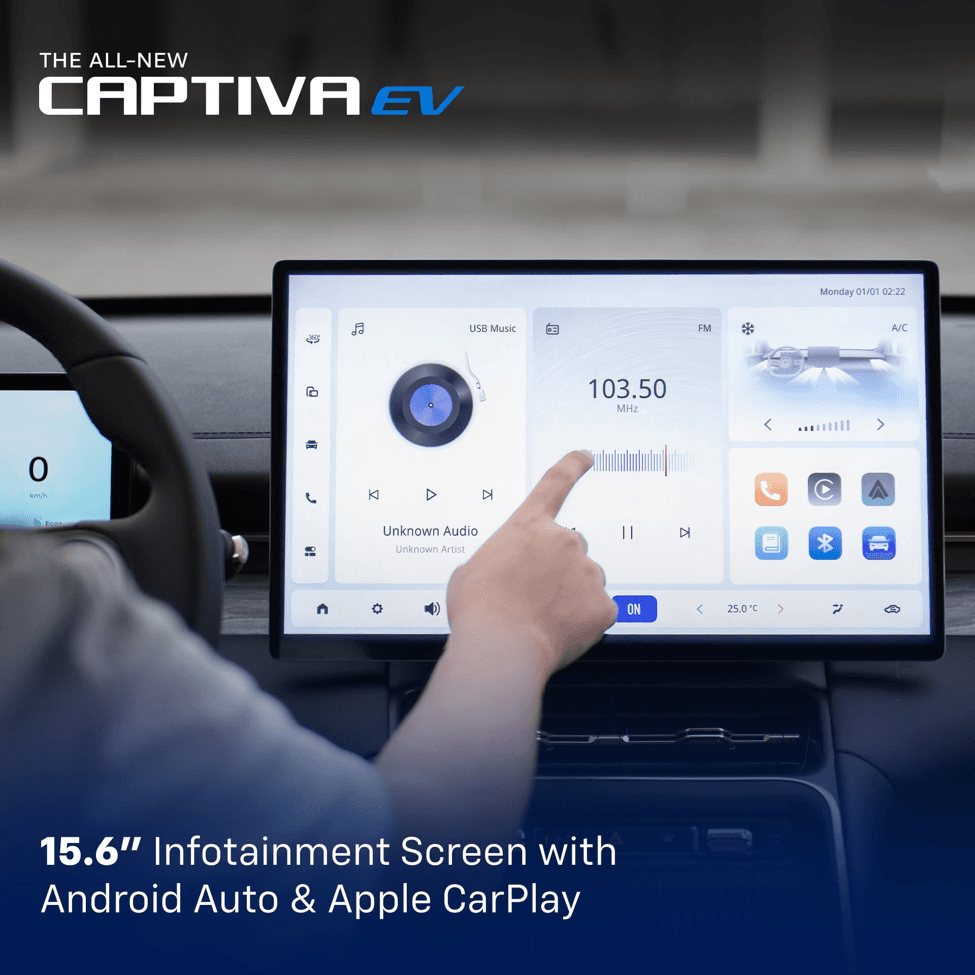 Chevrolet Captiva EV 360-degree panoramic camera view