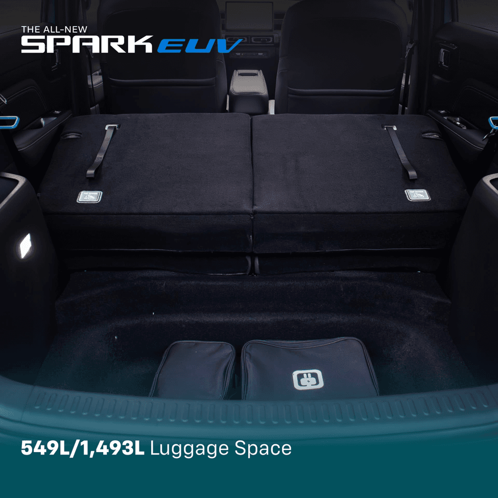 Chevrolet Spark EUV with practical space for passengers