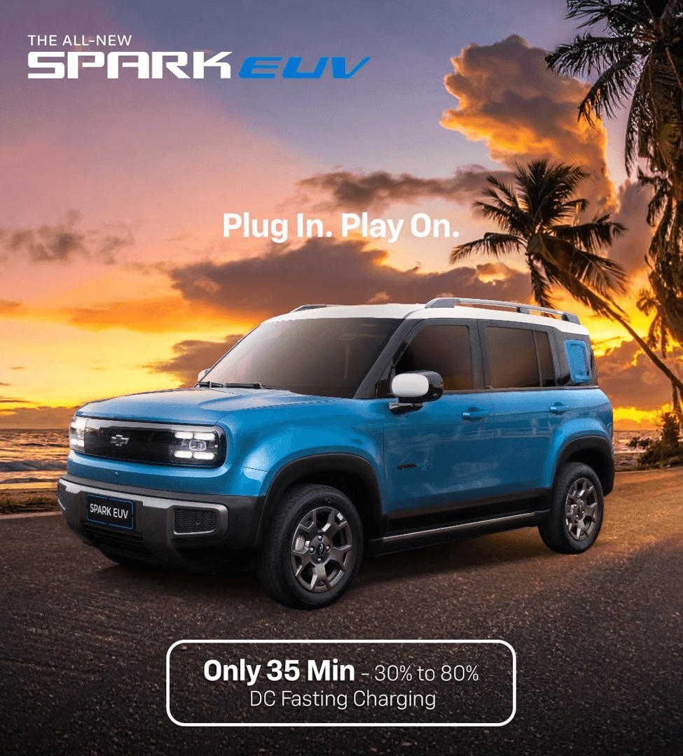 Chevrolet Spark EUV ready for the weekend