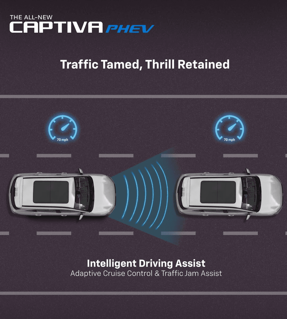 Chevrolet Captiva PHEV prepared for a long drive